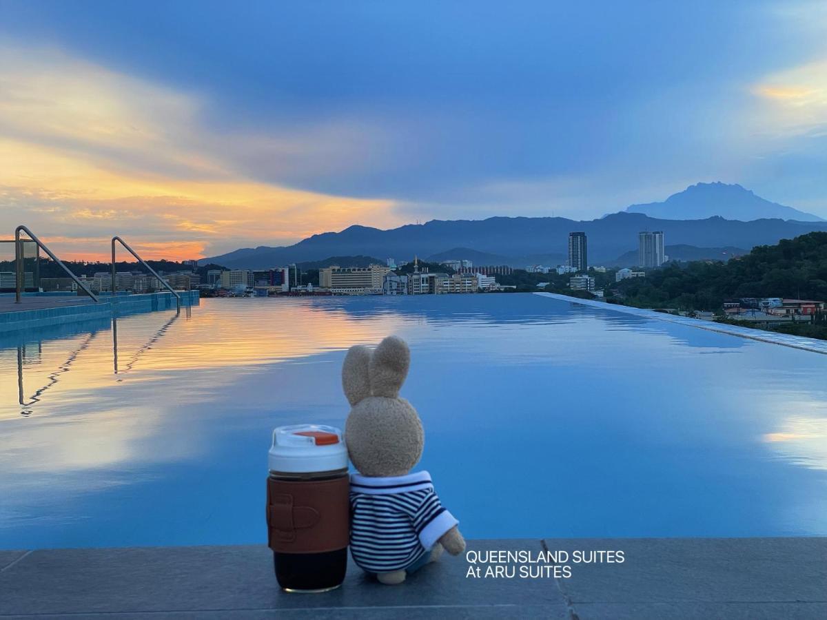 Queensland Suites At Aru Suites, Kota Kinabalu Exteriör bild